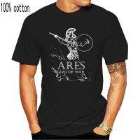 Ares เทพแห่งสงครามเทพนิยายกรีกเสื้อยืดพิมพ์ลายสำหรับผู้ชาย