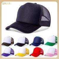 QINJUE ปรับได้ หมวกแบน หมวกฤดูร้อน หมวก trucker หมวกแก๊ป หมวกเบสบอล Sunhat