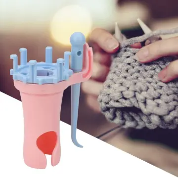 Jual Round Loom Knitting Hand Crank Crocheting Machine Hat Socks