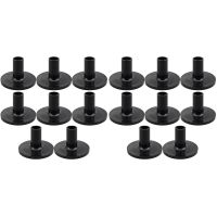 16Pcs Cymbal Sleeves 8PCS 38X26mm Black Drum Cymbal Sleeves Replacement for Shelf Drum Kit