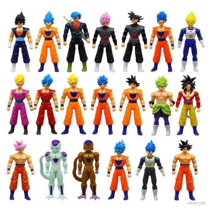 Boneco Saiyan Goku Articulado Dragon Ball 30cm F0072-2 Fun