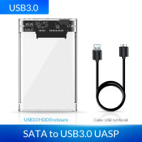 ORICO 2.5 Transparent HDD Case SATA to USB 3.1 Gen2 External Hard Drive Case HDD Enclosure for SSD Disk HDD Box Support UASP