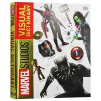 Original English DK Marvel Visual illustration Dictionary Marvel Studios Visual Dictionary Marvel surrounding film and television Dictionary Stan Lee Avengers English Version Original English books