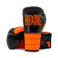 Găng Tay Boxing Saigon Inspire 2.0 - Black/Orange ( Kèm túi đựng găng )