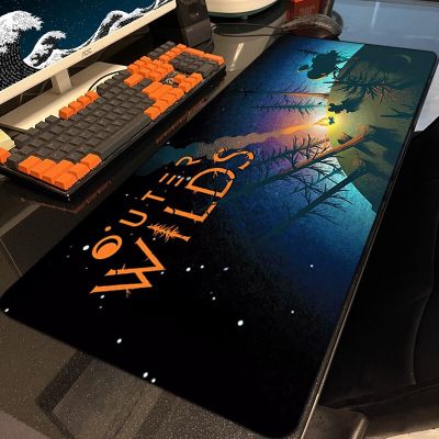 Pc Gaming Mouse Pad Gamer Outer Wilds Mausepad Non-slip Mat Deskmat Computer Tables Office Accessories Mousepad Keyboard Mats Basic Keyboards