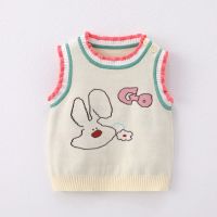 （Good baby store） Vest Sweater Knit Clothes Baby Girl Autumn Winter Warm Sleeveless Tops For Boy Toddlers Designer