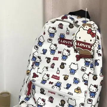 Kawai Sanrio Hello Kitty Messenger Bag Book Bag School Bag 