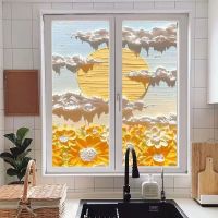 New waterproof light-transmitting opaque electrostatic frosted material glass sticker bedroom window anti-peeping film