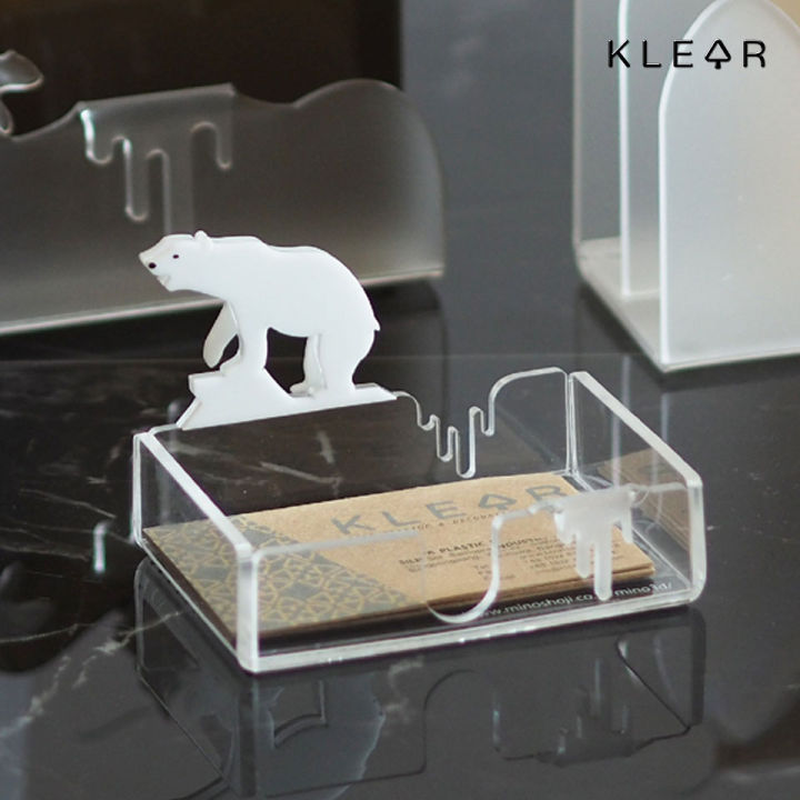 klearobject-melting-earth-name-card-holder-กล่องใส่นามบัตร-ใส่กระดาษโน๊ต-ของใช้บนโต๊ะทำงาน-กล่องอะคริลิค-อะคริลิคใส่กระดาษโน๊ต-พร้อมส่ง-อะคริลิค