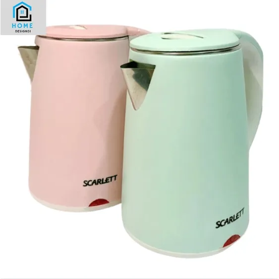 Scarlett Japan Made Electric Kettle Original Stainless Steel Cute Color
