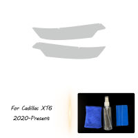 2PCS Car Headlight Self Healing Protective Film Transparent TPU Decal Sticker for Cadillac CT6 XT4 XT5 XT6 XTS ATS Accessories