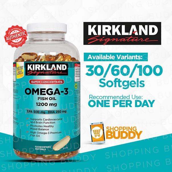 Kirkland Omega 3 Fish Oil 1200mg Softgels Lazada PH