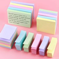 100แผ่น Morandi Sticky Notes Memo Pads Posits เครื่องเขียนกระดาษสติกเกอร์โพสต์ It Notes Tabs Notepad โรงเรียนอุปกรณ์สำนักงาน