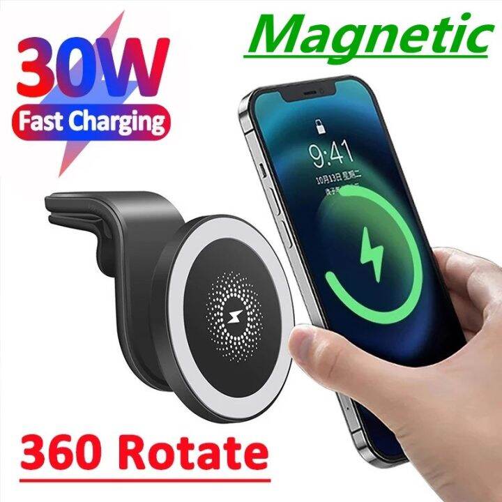 15w-magnetic-car-wireless-charger-phone-holder-stand-for-macsafe-iphone-12-13-14-pro-max-chargers-fast-car-charging-station