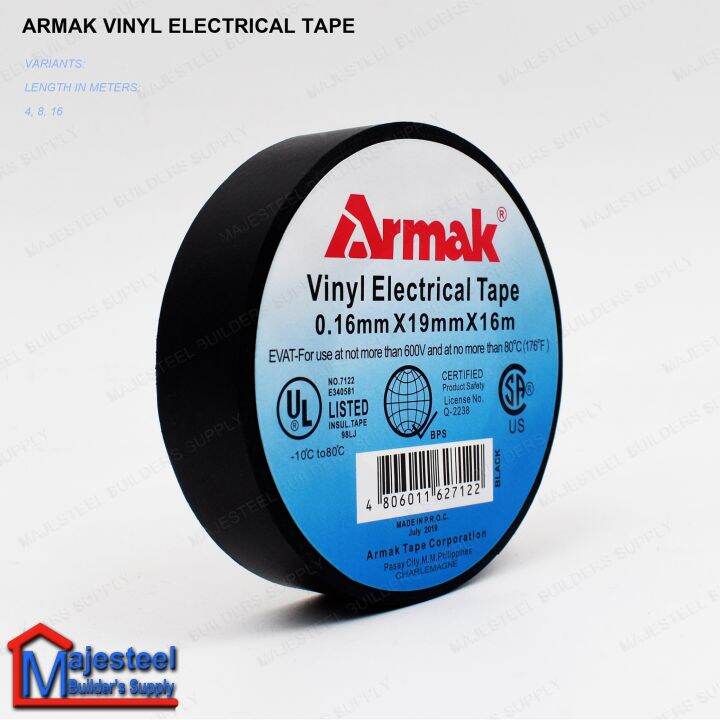 Armak Vinyl Electrical Tape Black Insulate Electrical Wires, Excellent ...