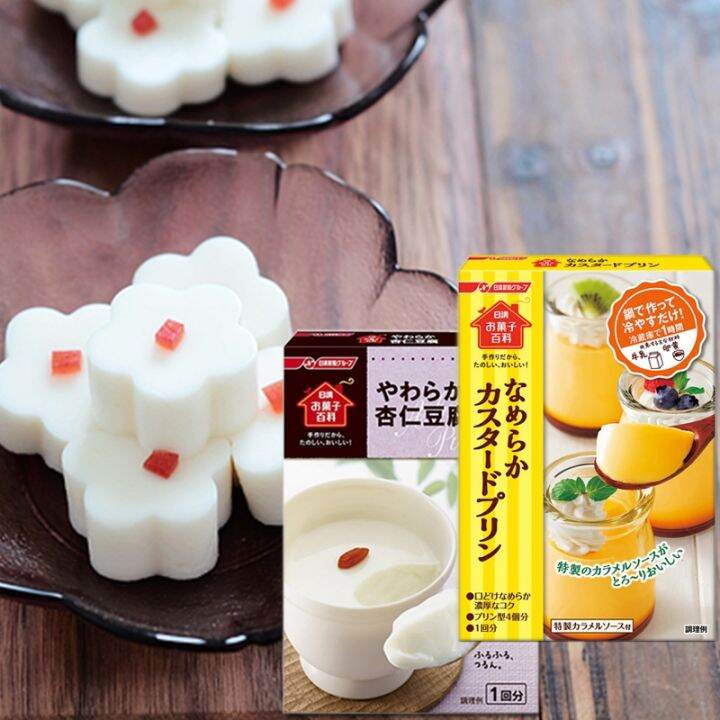 Advent nissin almond bean curd jelly powder imported from Japan caramel