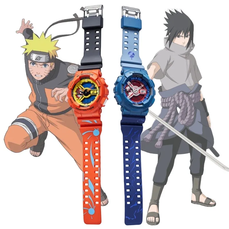 G shock Relógio Naruto Choque Uchiha Sasuke Dos Desenhos Animados Anime LED  Eletrônico Digital Watch Moda Lazer Sports À Prova D'água Presente  Periféricas