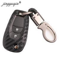 NEW Carbon Silicone Flip Key Cover For Chevrolet Cruze Sonic Spark Camaro Equinox Trax Malibu 2016- 2019 2/3/4B Car Key Case Fob