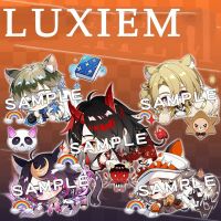 Sam LUXIEM พวงกุญแจ จี้การ์ตูนอนิเมะ NIJISANJI Vox Mysta Luca Ike Shu ANYCOLOR 【BYUE】