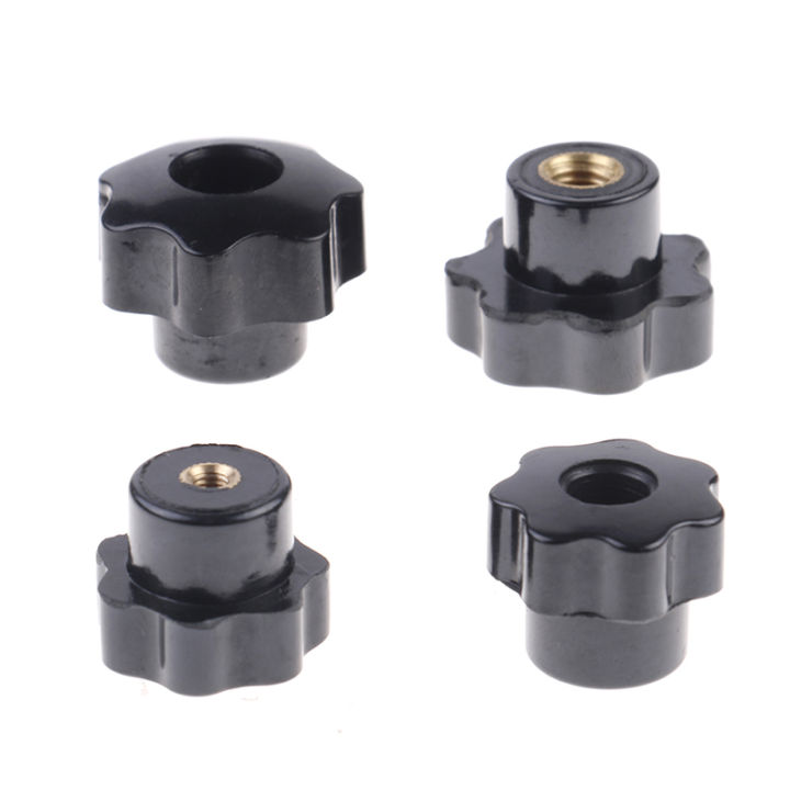 lowest-price-mh-พลาสติก-m4-m5-m6-m8ด้ายหญิงเจ็ด-star-shaped-head-clamp-nuts-knob