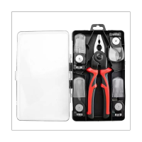 Multi-Functional Tool 5-In-1 Replaceable Head Tool Set Multi-Functional Wire Stripper Electrician Special