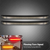 Motorcycle Saddlebag Flowing Light Turn Signal Running LED Brake Lamp For Harley Tou Road King Street Glide CVO 1997-2013