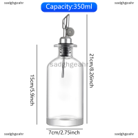 sadghgeahr ที่จ่ายน้ำมันมะกอกในครัวขวดแก้วอัตโนมัติเปิดที่จ่ายน้ำมันน้ำส้มสายชูภาชนะใส่น้ำเชื่อมกาแฟ