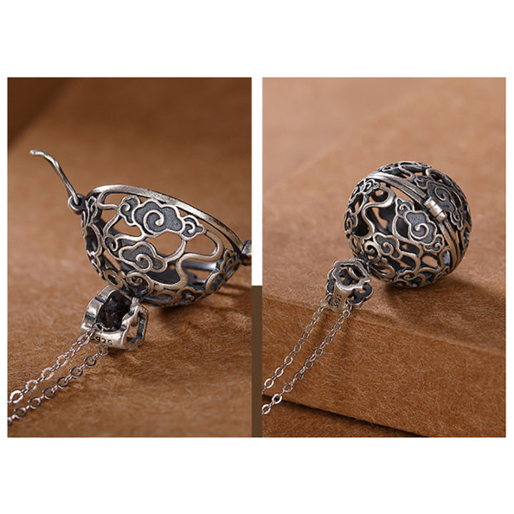 v-ya-925-sterling-silver-hollow-cage-pendant-filigree-ball-box-silver-clound-necklace-locket-pendants-no-chain-women-jewelry