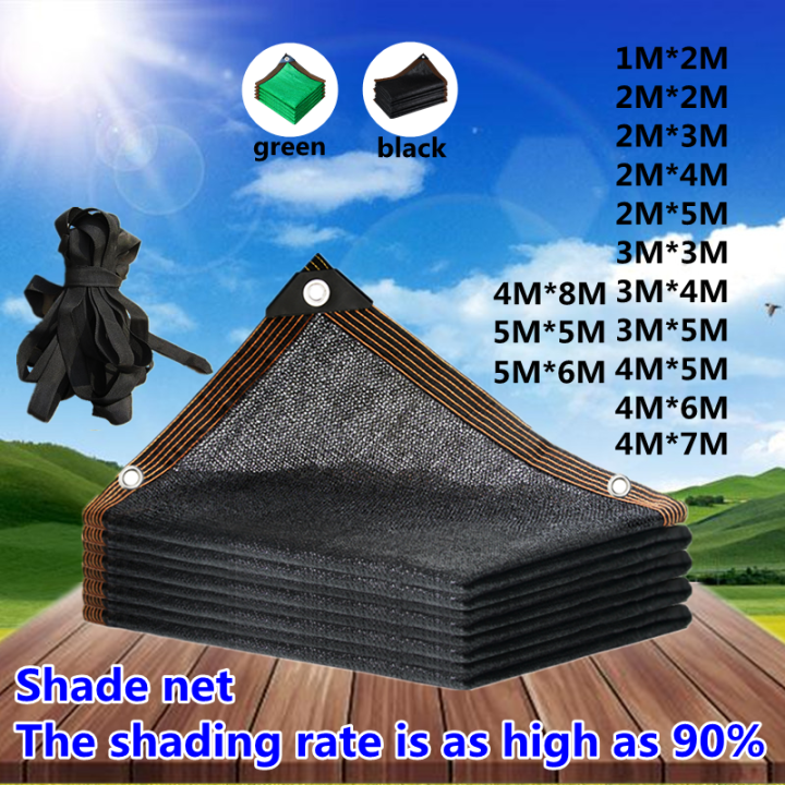 Anti UV 90 Sunshade Net black and green Outdoor Garden Net Farm Net
