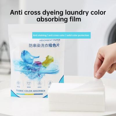 50 PCS/Bag Laundry Tablets Laundry Paper Anti-Staining Clothes Sheets Anti-String Mixing Color Absorption Washing Accessories
