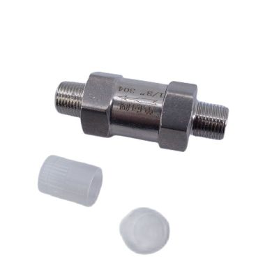 【hot】◘  Combined valve 1/8 1/4 1/2  male thread stainless steel 304 high temperature acid-proof one-way check