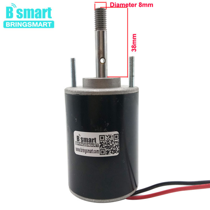 worth-buy-bringsmart-เพลา3แบบพลิกกลับได้-มอเตอร์รอบต่อนาที12v-3500รอบต่อนาทีมอเตอร์-dc-ความเร็วสูง24v-7000เครื่องกำเนิดไฟฟ้าควบคุมความเร็ว