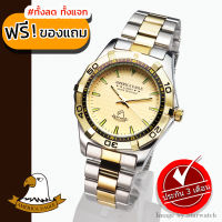 AMERICA EAGLE นาฬิกาข้อมือสุภาพบุรุษ สายสแตนเลส รุ่น AE007G - SilverGold/Gold