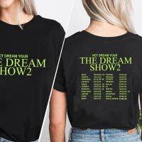 The Dream Show Tour 2023เสื้อยืดผู้หญิง, เสื้อยืดเสื้อยืดเสื้อยืดลำลองเสื้อเสื้อยืดหลวมแขนสั้นในฝันเสื้อยืดคอกลมเสื้อยืดสำหรับสมาชิกทัวร์ kpop NCT DREAM World Tour