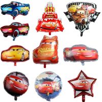 1 ชิ้น Disney Lightning McQueen รถการ์ตูนลูกโป่งเด็กทารก Happy Birthday Party ตกแต่ง McQueen ฟอยล์บอลลูนของเล่นเด็ก-WIOJ SHOP