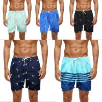 Leisure Quick Dry Summer Mens Swimwear Beach Board Shorts Briefs For Man Swim Trunks Swimming Shorts Beachwear Surffing Shorts