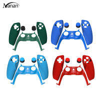 Nanan【พร้อมส่ง】เกมแพดซิลิโคนฝาครอบป้องกันชุดเคสตกแต่งแถบไม่ทำลายการติดตั้งเข้ากันได้สำหรับ Ps5ตัวควบคุมเกมแพด