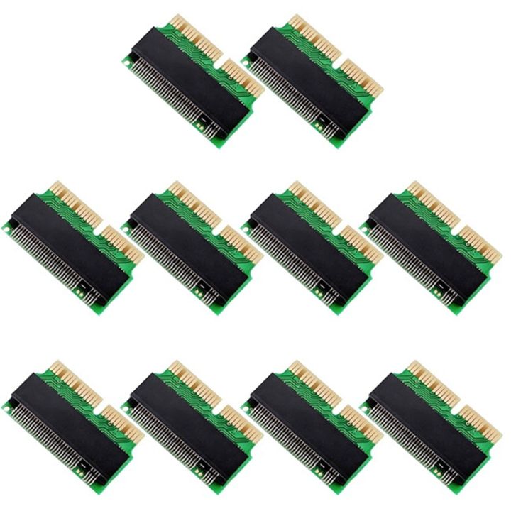 10pcs-nvme-pcie-m-2-m-key-m2-ssd-adapter-card-for-macbook-air-a1465-a1466-for-macbook-pro-a1398-a1502-expansion-card