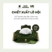 Khăn Giấy Ướt Cao Cấp Hàn Quốc Enblanc KHAKI 68 tờ - Không Màu, Không Mùi