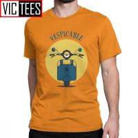 Vespicable Vespa Tshirt Man Men T Shirts Cotton Short Sleeves Tees Tshirt Clothes Gildan