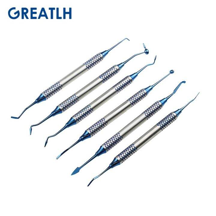 dental-composite-resin-filling-tool-double-head-thick-handle-restoration-set-dental-instrument-6pcs