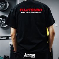 Attitude Japan JDM FUJITSUBO เสื้อยืดแขนสั้น ดัดแปลง สําหรับผู้ชาย ผ้าฝ้ายแท้S-5XL