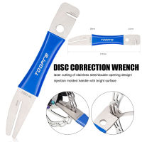 TOOPRE Bicycle Disc Correction Wrench Tool Disc Brake Rotor Alignment Truing Tool Stainless Steel Bike Brake Repair Adjustment Tool