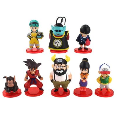 โมเดล ดราก้อนบอล แซด ฟิกเกอร์ โกคู Dragon Ball Z WCF Goku Gohan Bulma Chichi Piccolo Roshi Vegeta Trunks 3-9 cm (3) ของสะสม ของเล่น ของเล่นถูกๆ ของเล่นเด็ก 🇨🇳