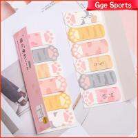 GGE SPORTS แผ่นจดบันทึกสติ๊กเกอร์ติดผนังรูปตัวโน๊ตติดรูปอุ้งเท้าแมวสีชมพูสีชมพูสีชมพู3ชิ้นแผ่นจดบันทึกแผ่นบันทึกย่อช่วยเตือนแมวการ์ตูนน่ารักอุ้งเท้าแผ่นติดสติกเกอร์ของตกแต่งสำนักงาน