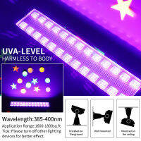 100W 105 LED Black Light Bar น้ำท่วมสำหรับฮาโลวีน Glow Fluorescent Party ห้องนอนเกม Room Body Paint Stage Lighting