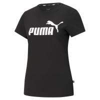 PUMA ESS Logo Tee เสื้อยืดผู้หญิง สีดำ