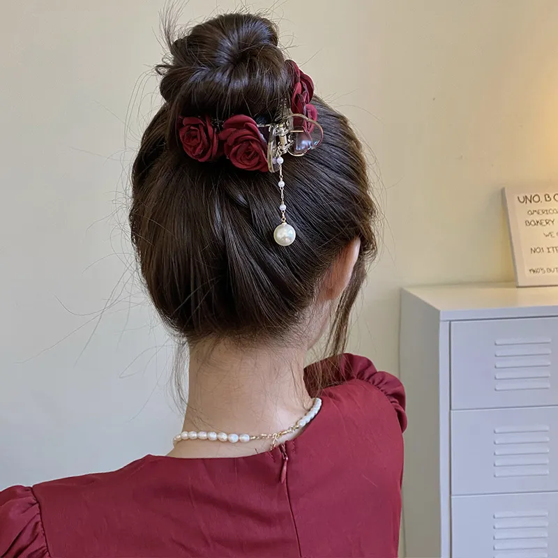 DIY Barrette Hair Clip For Girls Modern Hair Styling Creative Khadija Blog  | Chinese Hair Chopsticks Hair Decor Hairpin Butterfly Rose Flower Updo  Vintage 