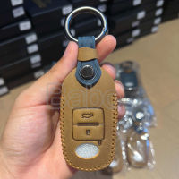 【พร้อมใช้งาน】ฝาครอบกุญแจรถหนังสำหรับ Toyota Yaris Ativ 2022 Yaris Ativ 2023  Keychian Cover Key อุปกรณ์เสริม