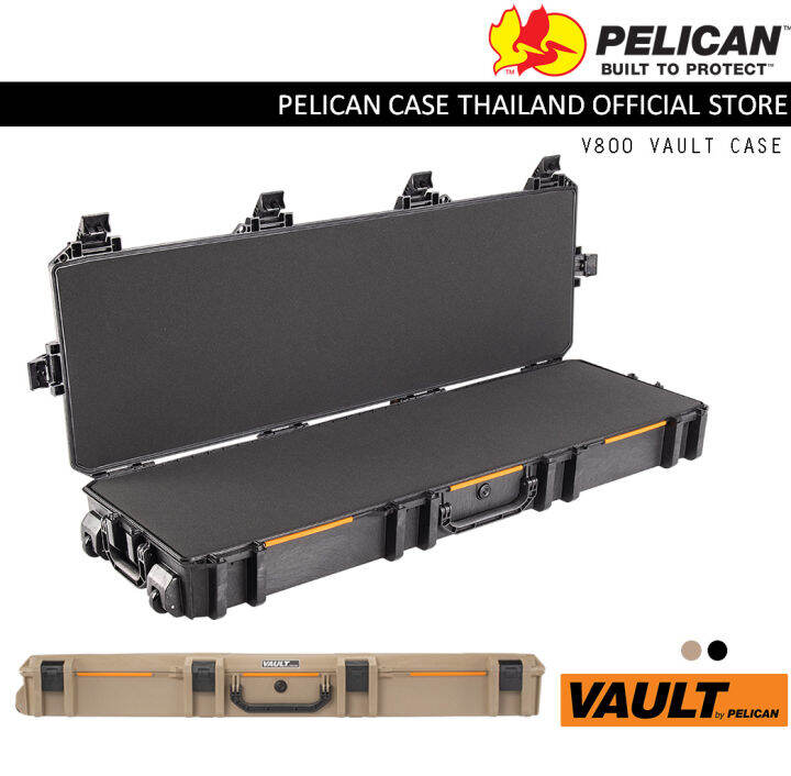 Pelican V800 Vault Double Rifle Case with Foam กล่องกันน้ำกันกระเเทก